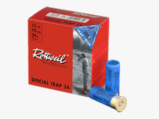 ROTTWEIL Sport-Schrotpatronen 12/70 SPECIAL Trap 24 25 Stk 2,4mm #7,5