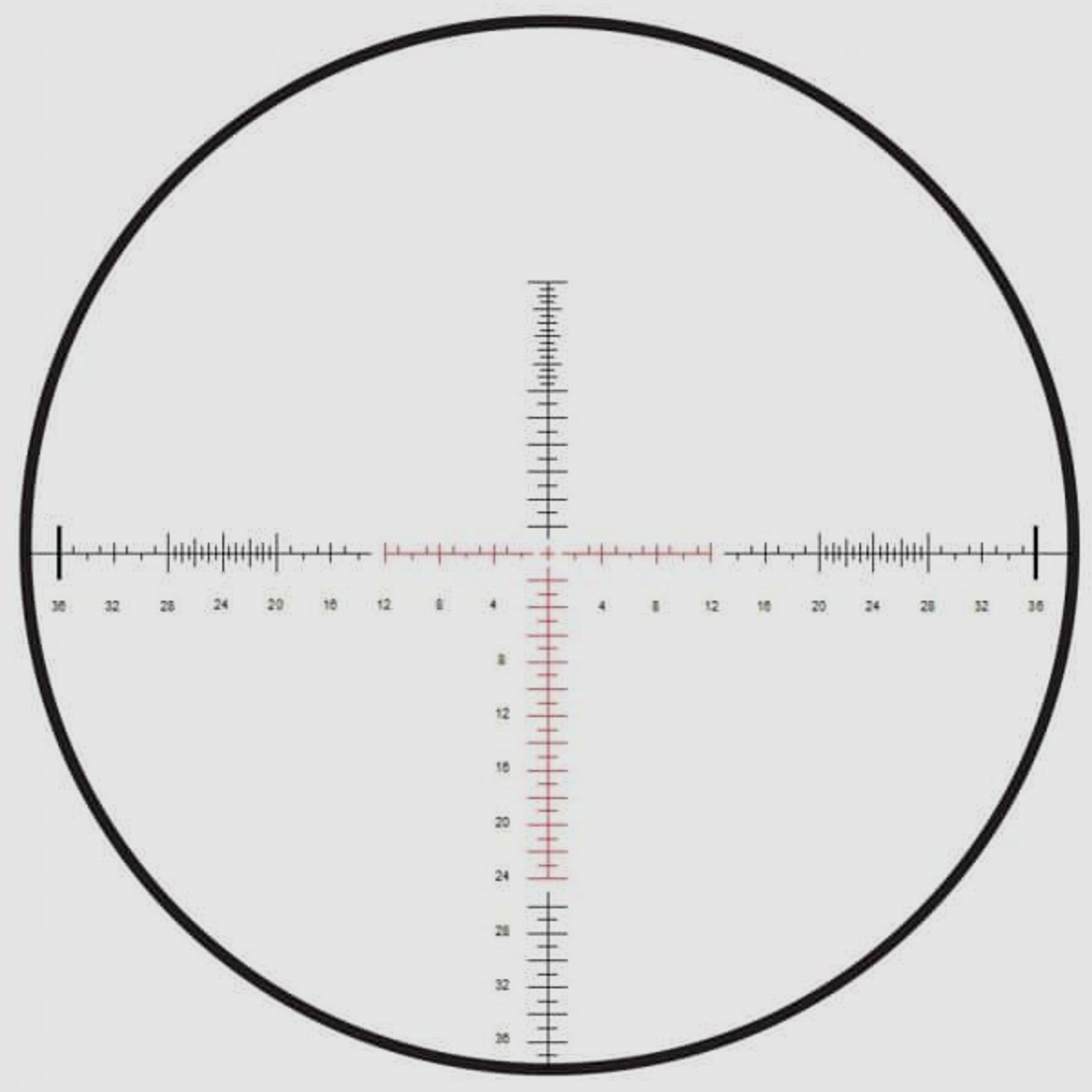 BURRIS Zielfernrohr mit Leuchtabsehen 6-24x50 FourXe (30mm) Leuchtabs. SCRII Mil
