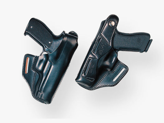 SICKINGER Holster (Leder) f. Glock 19/23/25/32/38/36 LINKS62751-Belt Master schwarz