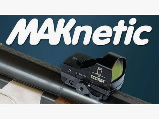 MAK Montage f. Leuchtpunktvisier KlickMontage Docter Sight f.Laufschiene 8-9mm  MAKnetic