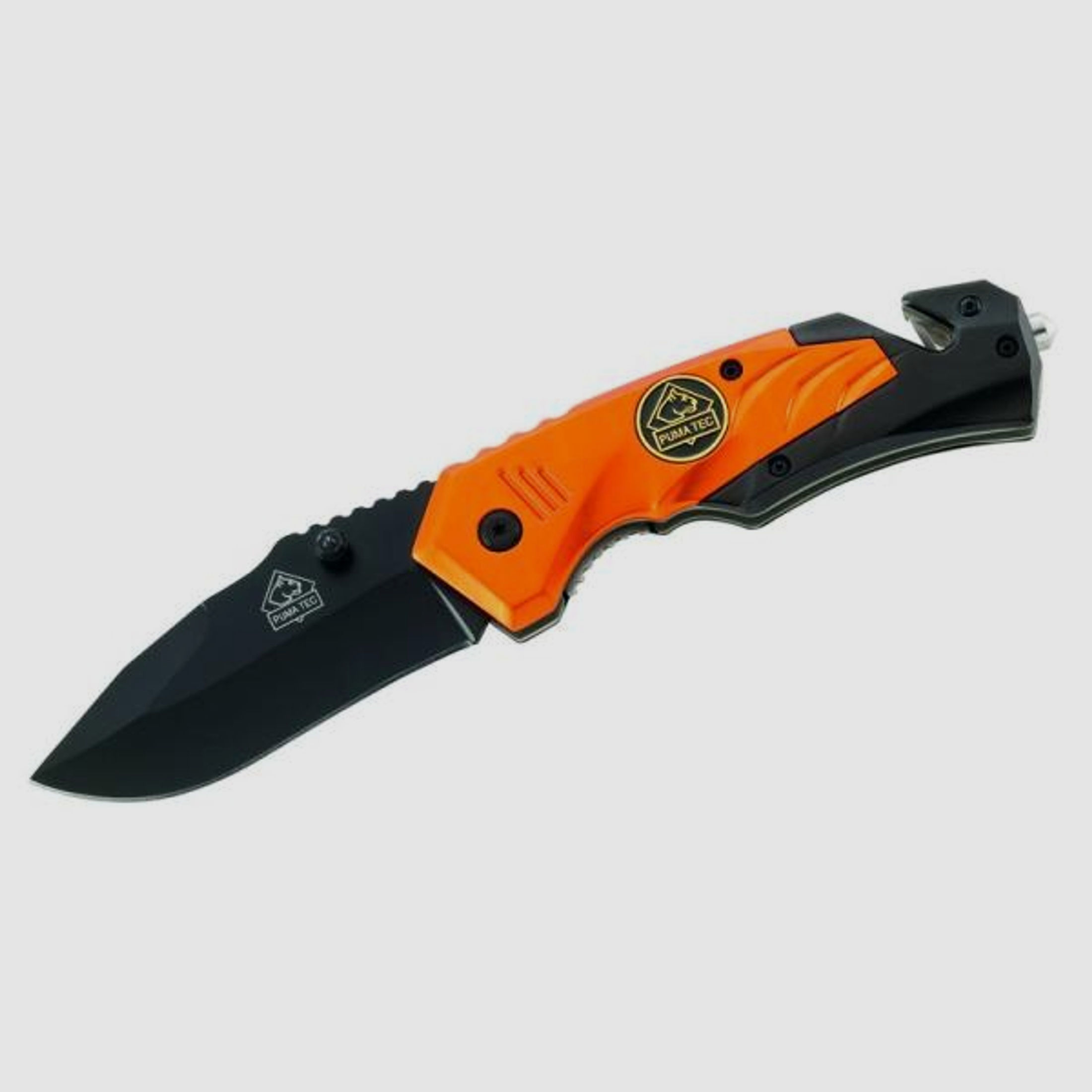 PUMA Einhandmesser Rettungsmesser TEC orange-schw 8,2 cm 420 Stahl