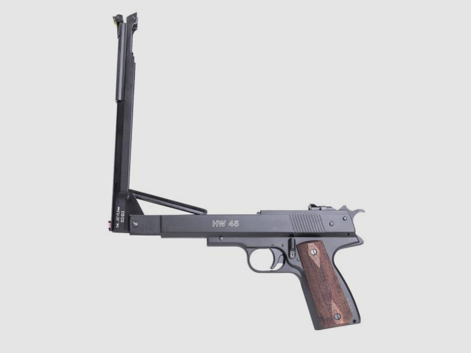 WEIHRAUCH Druckluftwaffe Pistole HW45 Kal. 4,5mm