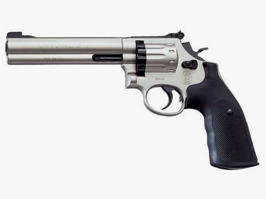 SMITH & WESSON CO2 Waffe Revolver 686 -6' Kal. 4,5mm  Nickel