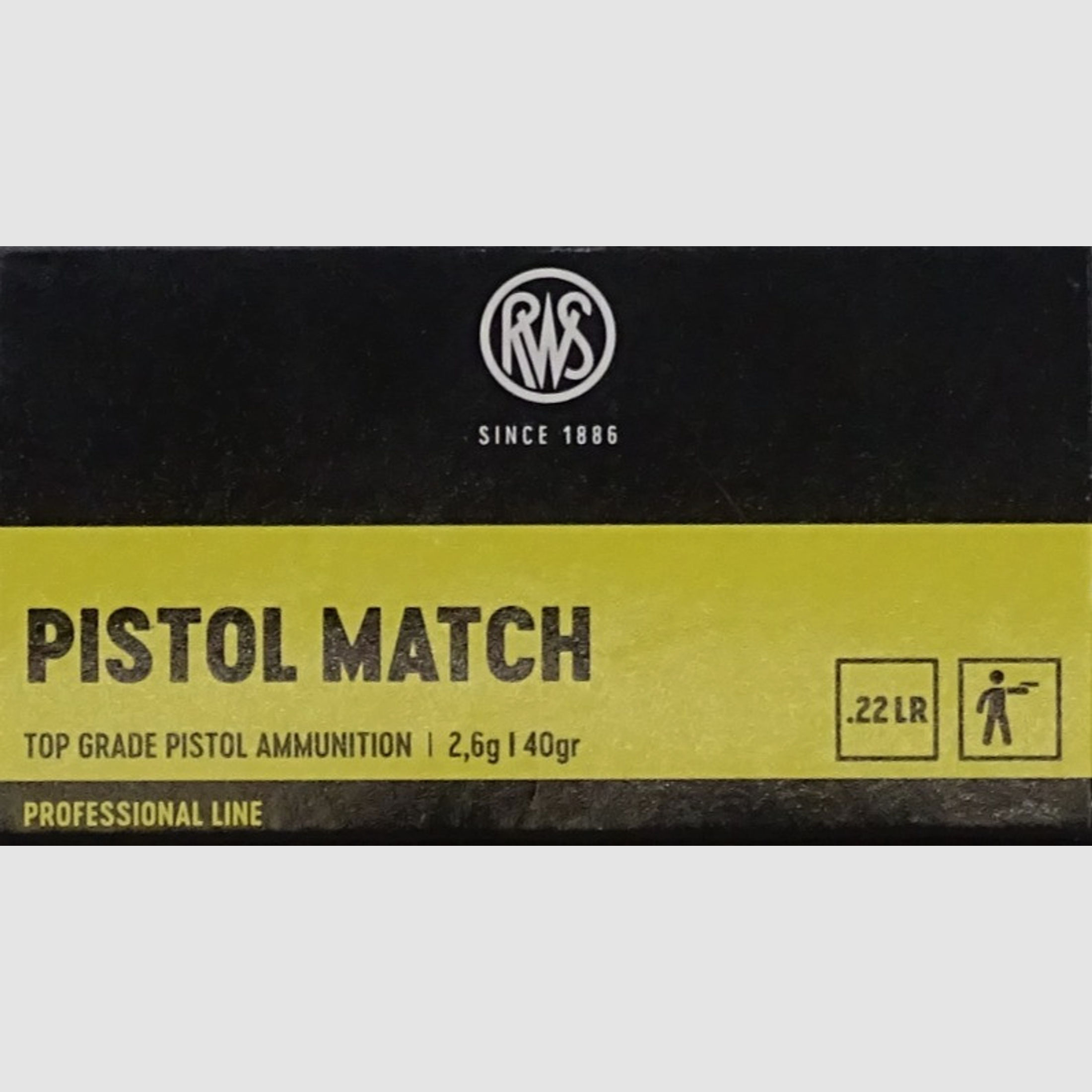 RWS .22lr Pistol Match 40grs - 5000 Schuss