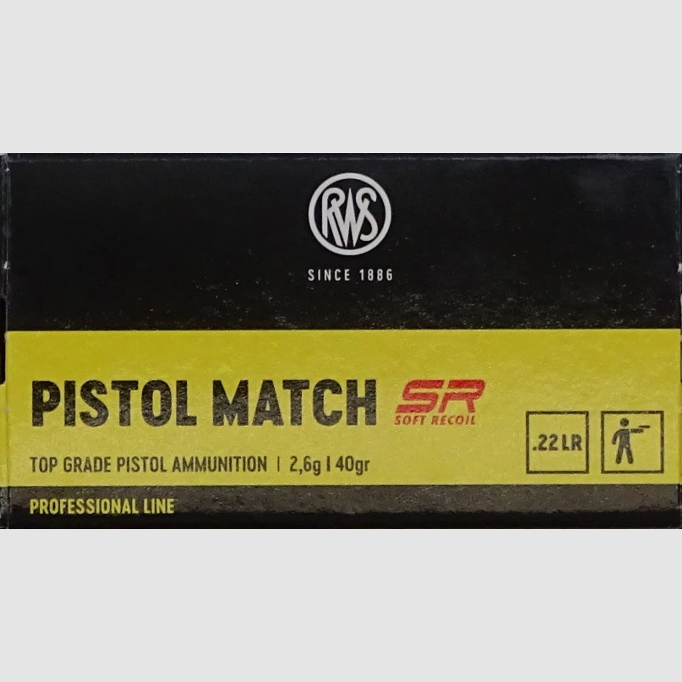 RWS .22lr Pistol Match SR 40grs - 5000 Schuss