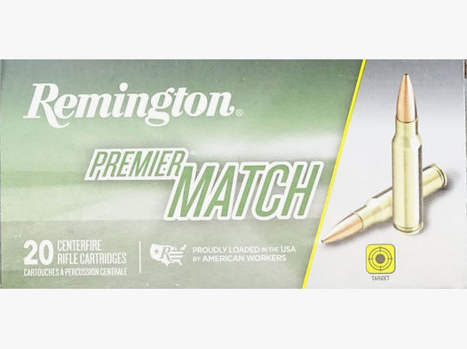 Kopie von Remington Premier Match .308Win Matchking BTHP 168grs - 200 Schuss