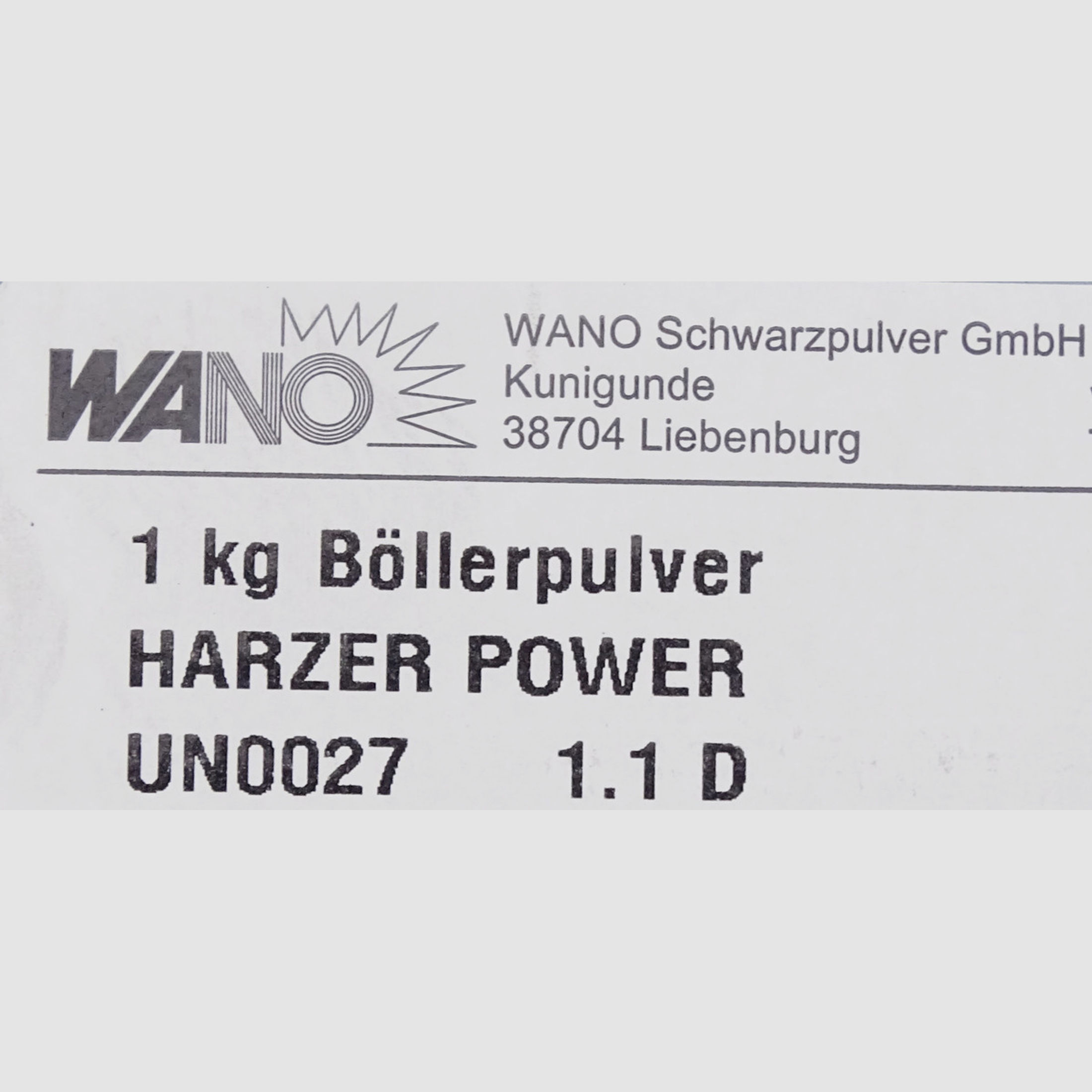 Wano Harzer Power 1kg