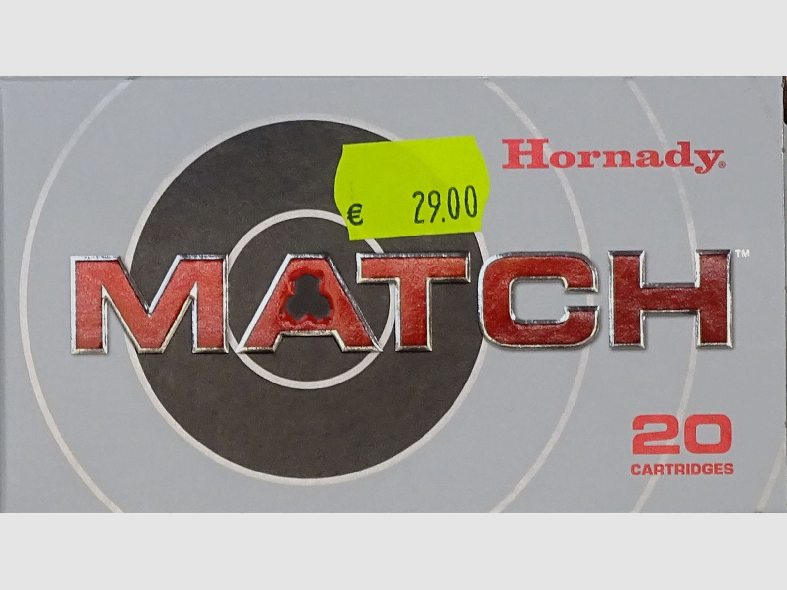 Hornady .308Win Match BTHP 168grs - 20 Schuss