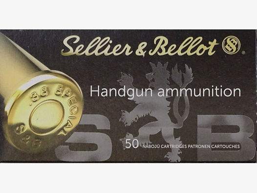 Sellier&Bellot .38 Spezial Wad. Cut. 148grs - 1000 Schuss