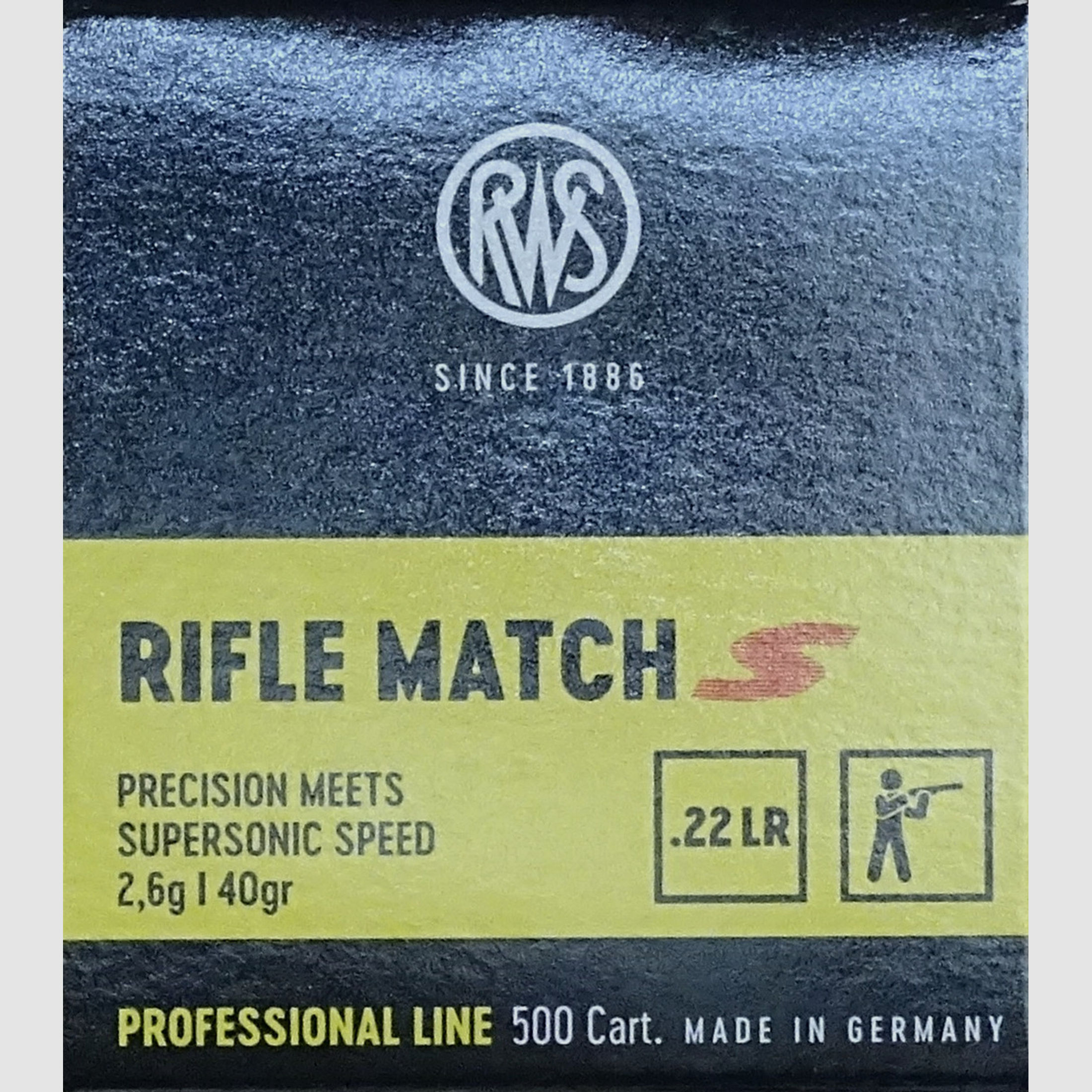 RWS .22lr Rifle Match S 40grs - 5000 Schuss