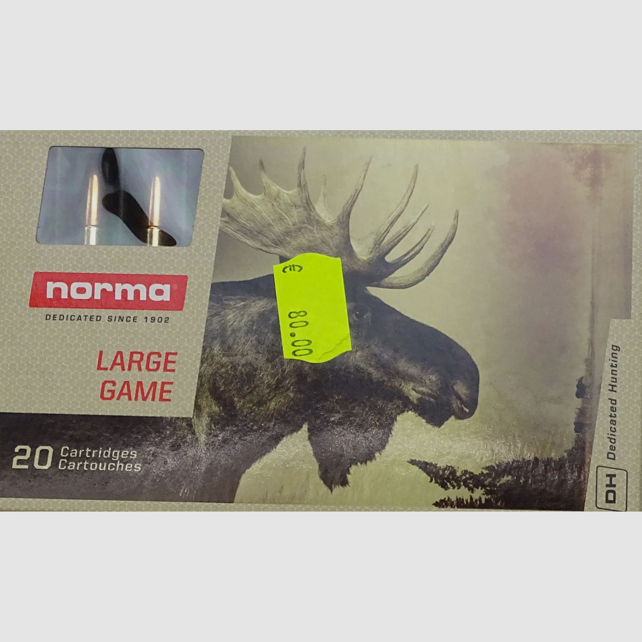Norma .30-06Spring. Oryx 180grs - 20 Schuss