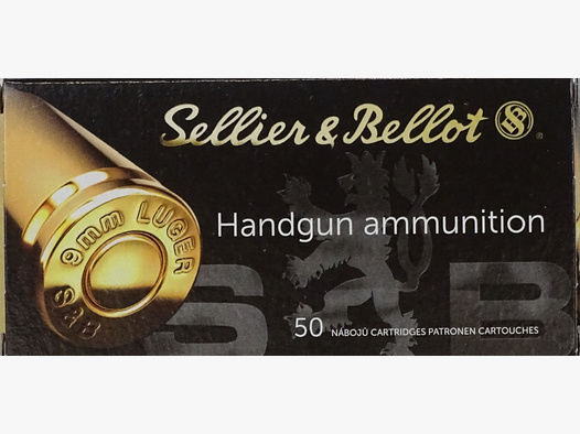 Sellier&Bellot 9mm Luger FMJ 124grs - 1000 Schuss