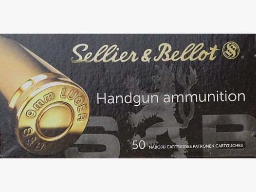 Sellier&Bellot 9mm Luger FMJ 115grs - 50 Schuss