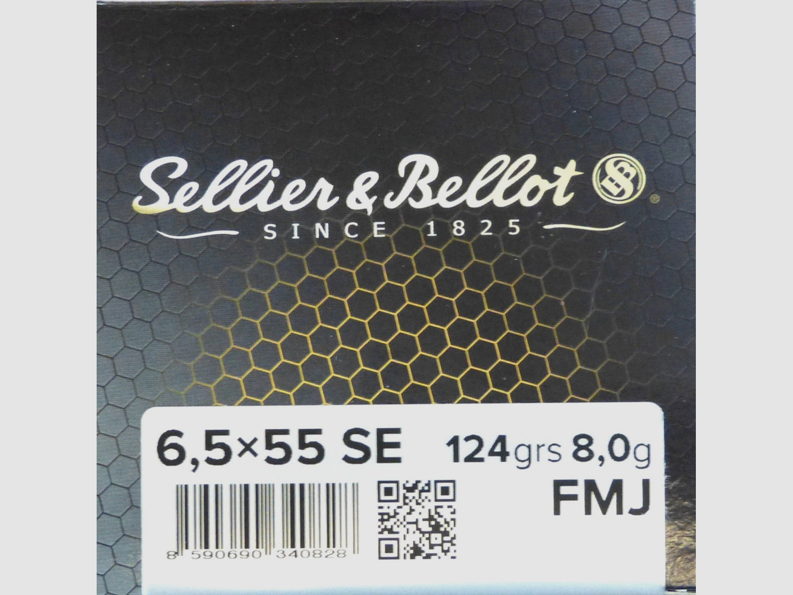 Sellier&Bellot 6,5x55SE  FMJ  – 124 grain 50 Schuss