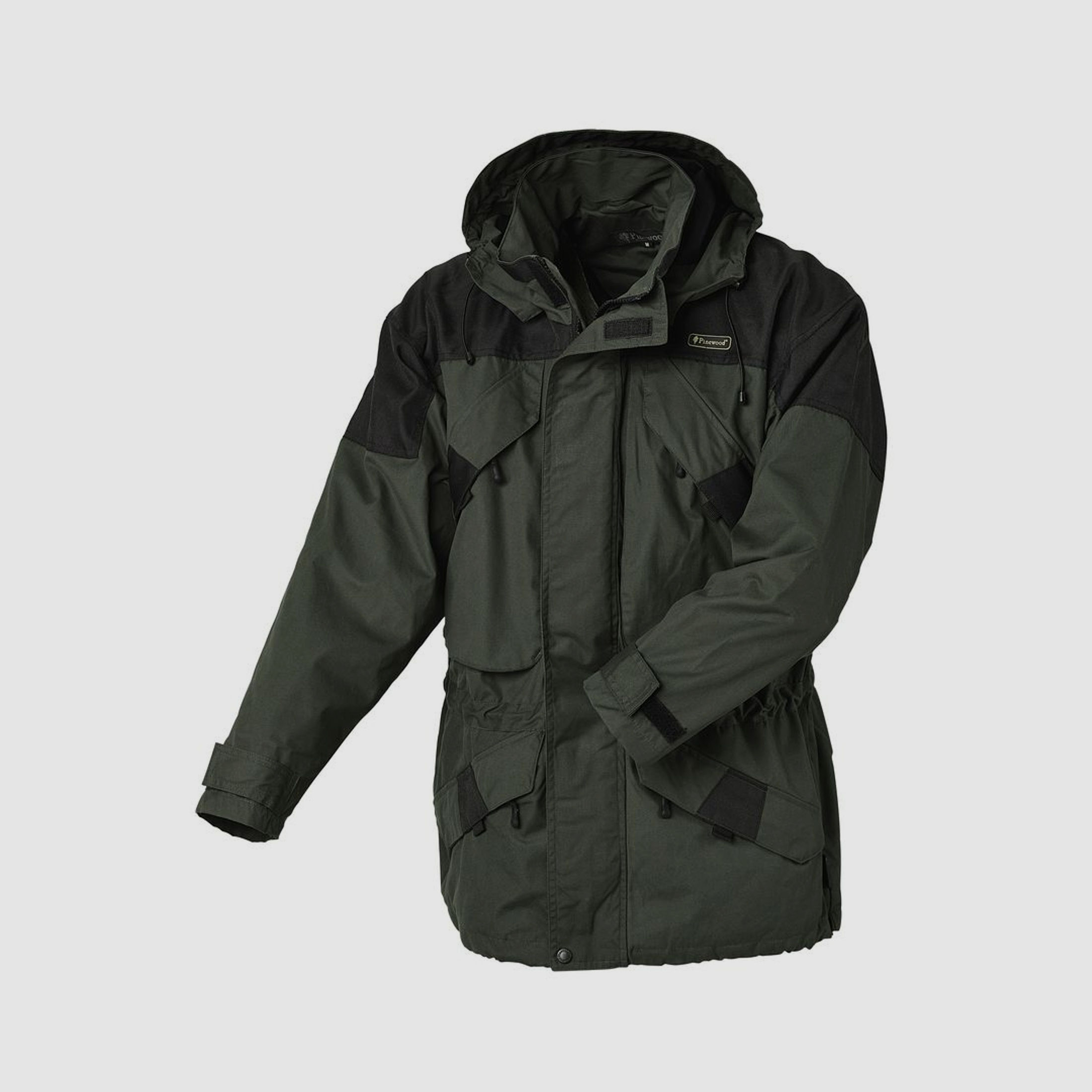 Pinewood Lappland Extrem Jacke Größe: S, Farbe: Dunkelgrün/ Schwarz