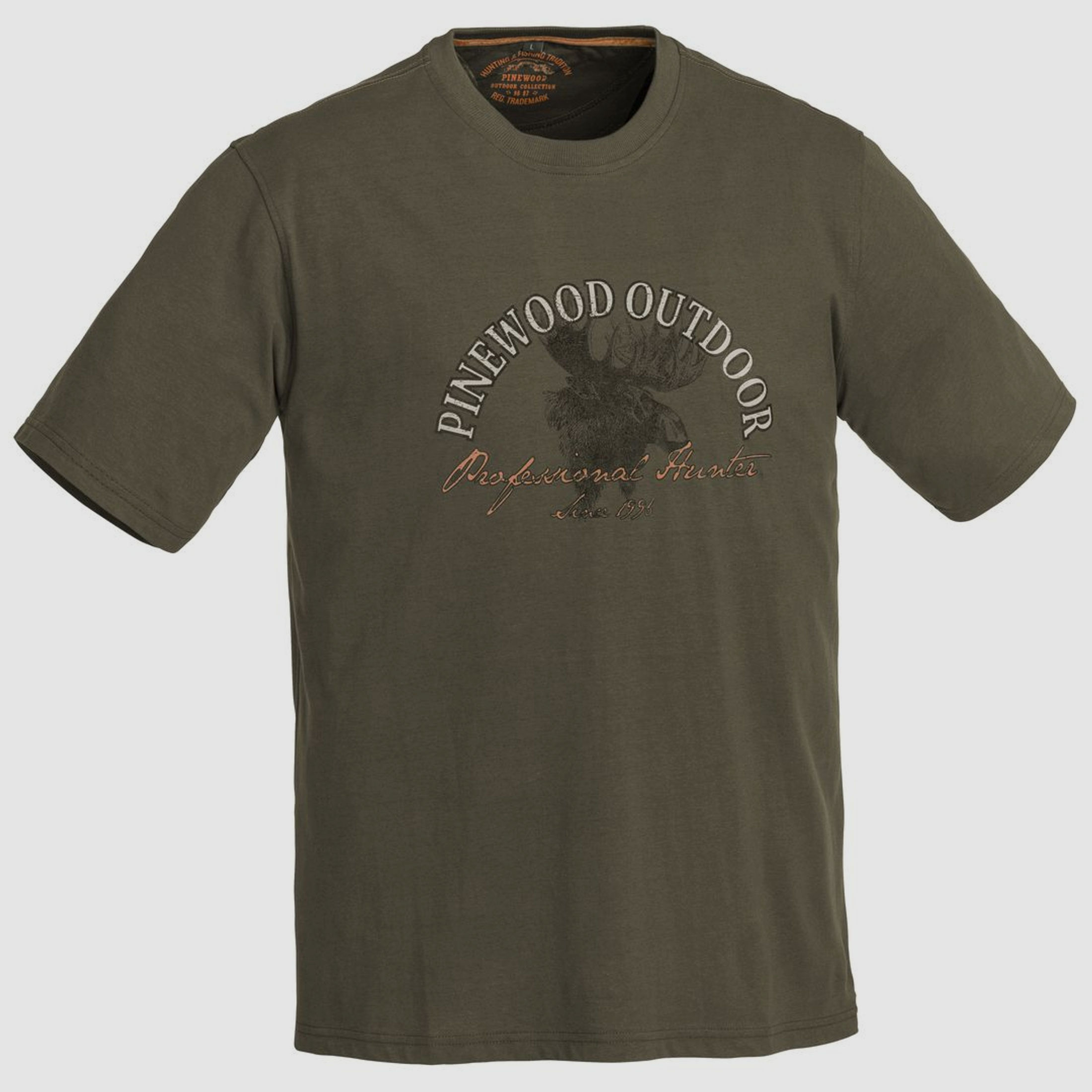 Pinewood Moose 2018 T-Shirt Größe: S, Farbe: Anthrazit