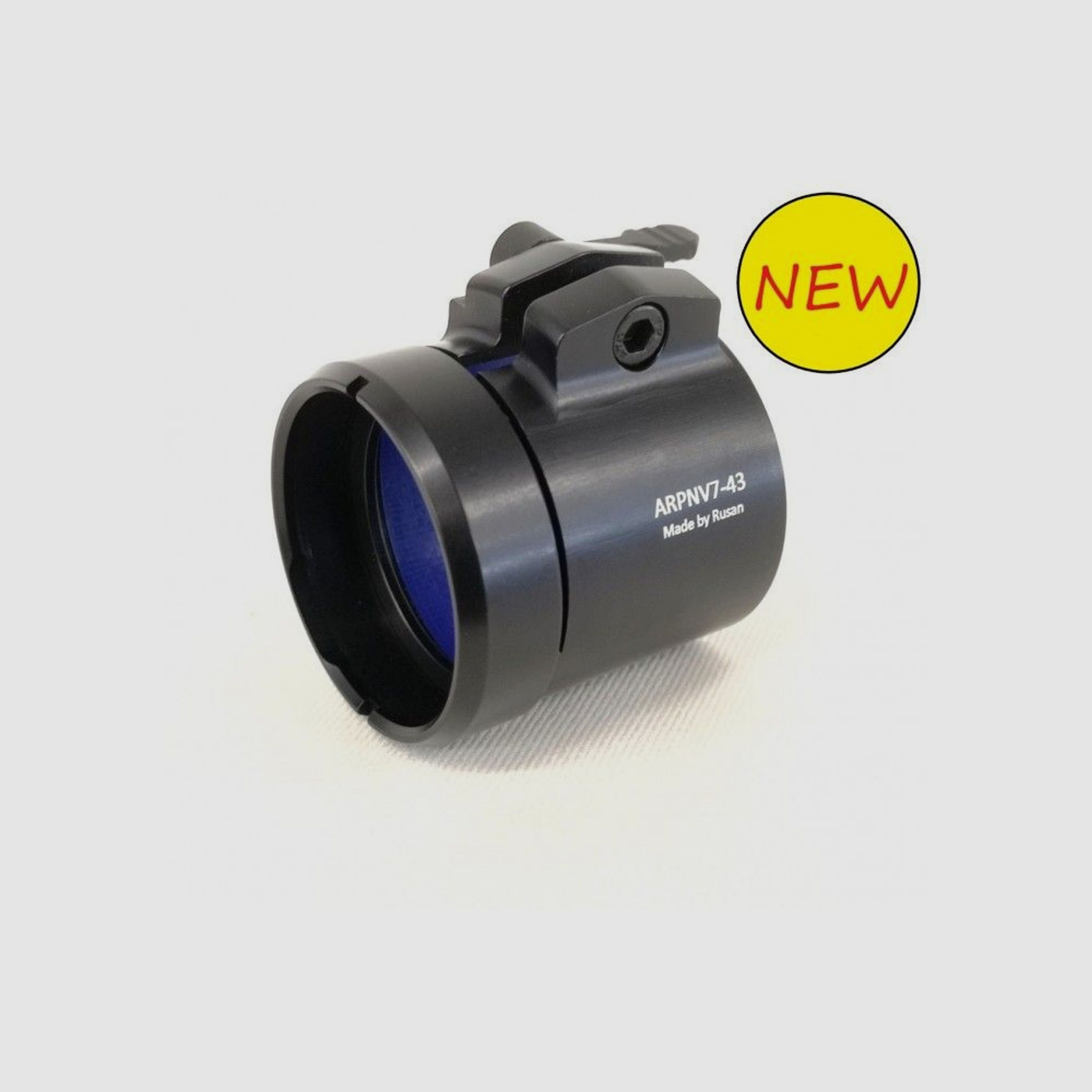 Rusan Mono Adapter für Pard NV007S Nachtsichtgerät Okular Aussendurchmesser: 43mm