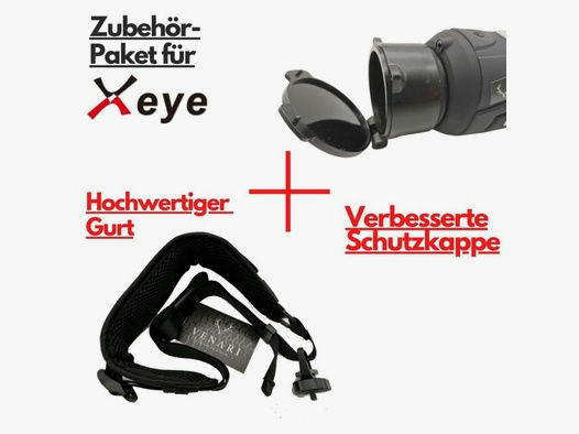 Xeye Zubehör-Paket (Kappe & Tragegurt) Kappe 57 mm (E6 Pro V2) &amp; Tragegurt