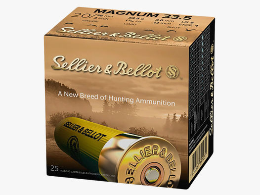 Sellier & Bellot 105247 20/76 SB Magnum 3,5 mm 33,5g