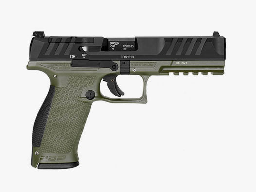 WALTHER PDP FS 4.5" 18R 9x19 OR OD Green Pistole 9mm Luger