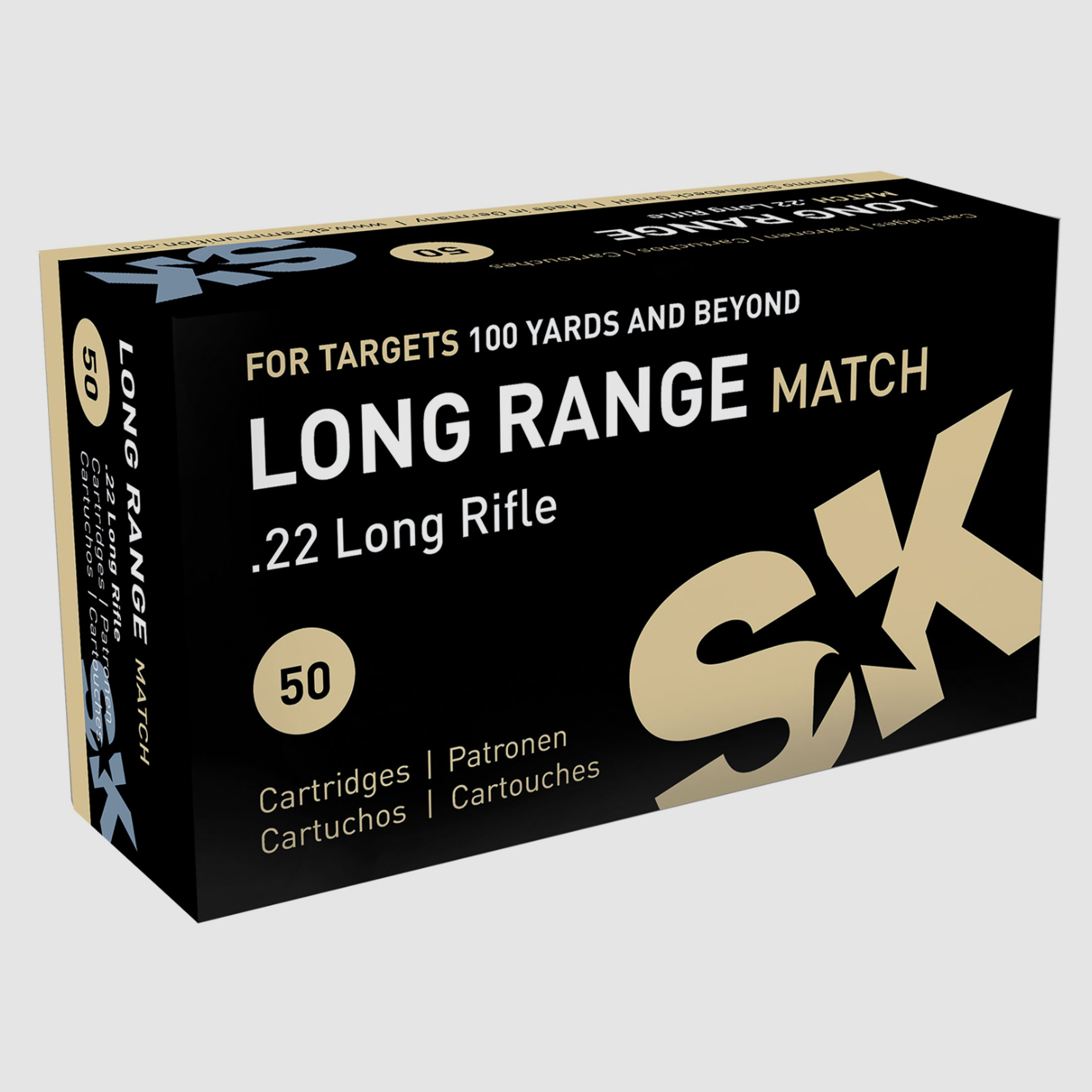 SK Long Range Match .22 LR Long Rifle 50 Stück