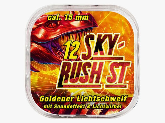 Umarex 4.1503 Sky Rush ST Signalsterne Goldener Lichtschweif mit Soundeffekt Pyro