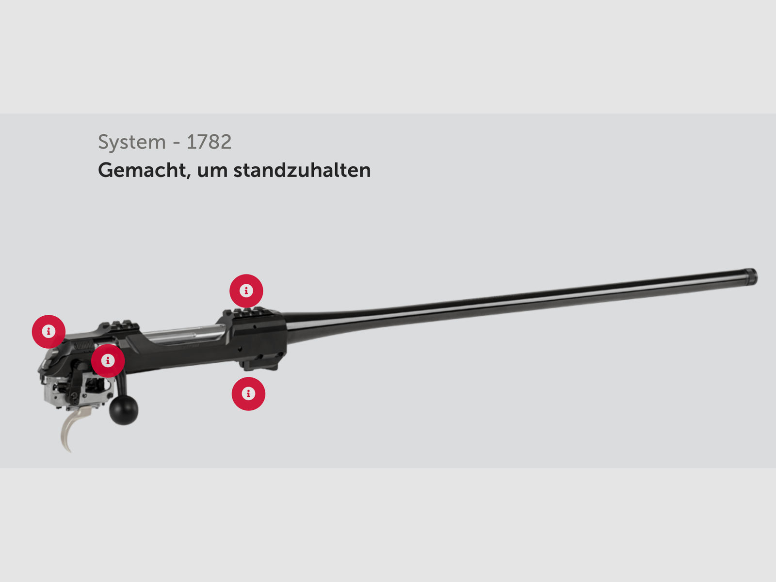 J.G. Anschütz 1782 D G-15x1 Lochschaft Kaliber .243 Win. 580 mm Repetierbüchse