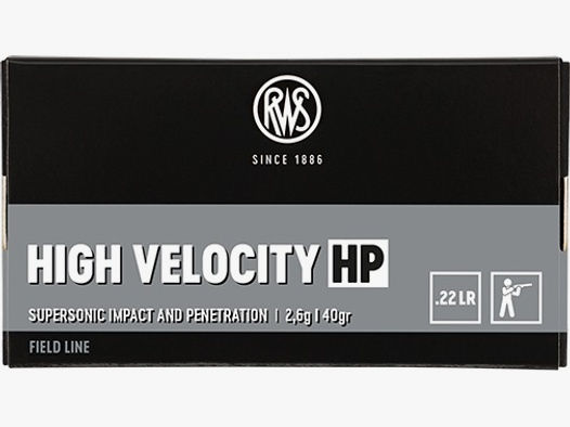 RWS 2132494 .22 LR High Velocity HP 2,6g 40grs.