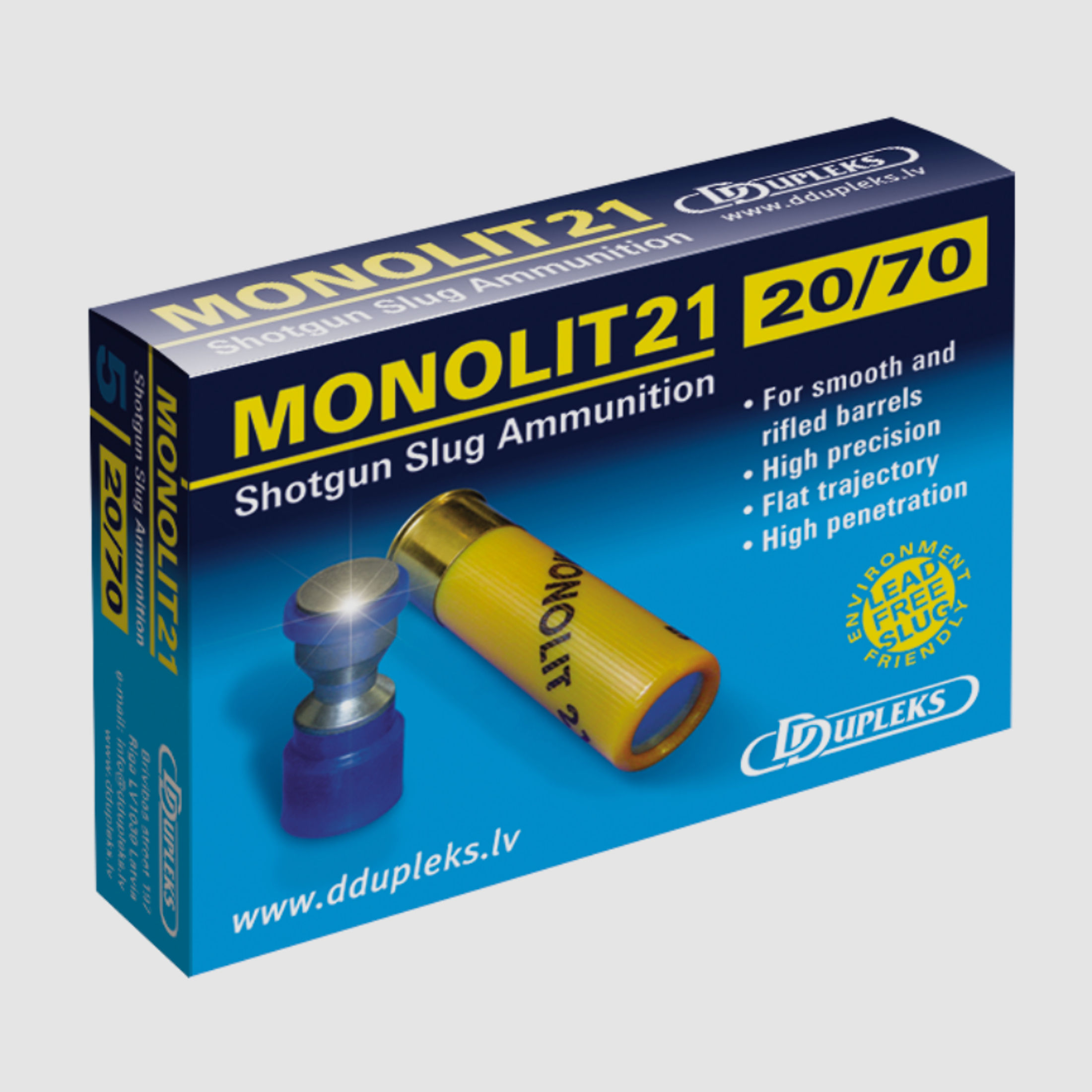 DDupleks 01-01227 Monolit 21 20/70 19,5g 01-01227 Slug 5 Stk.