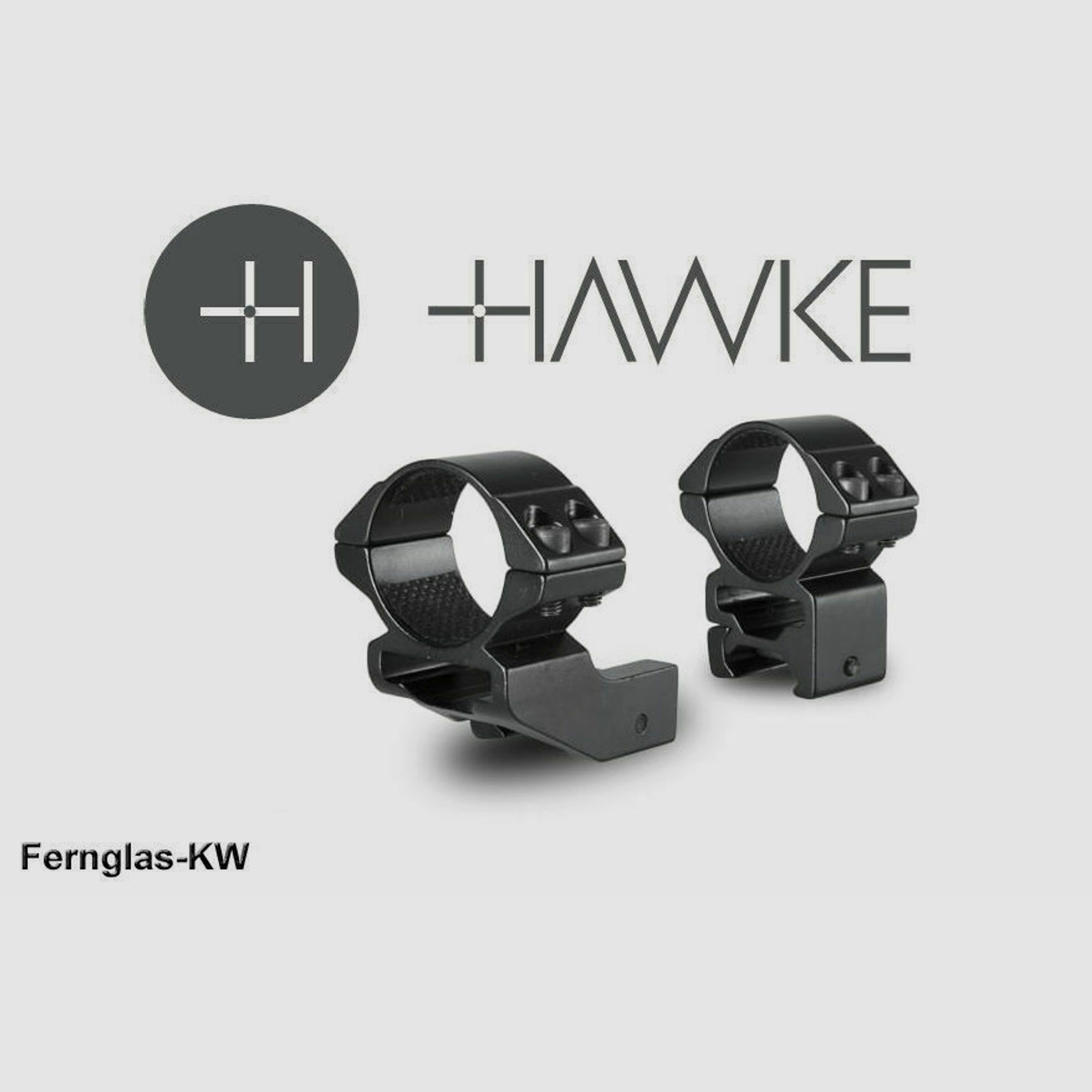HAWKE 22126 Ringmontage 30 mm Weaver Hoch 1 Zoll Versatzgröße