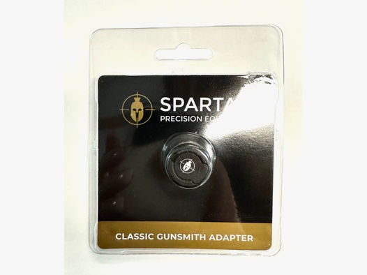 2201 Spartan klassischer Büchsenmacher Adapter inklusive Dirt Plug schwarz