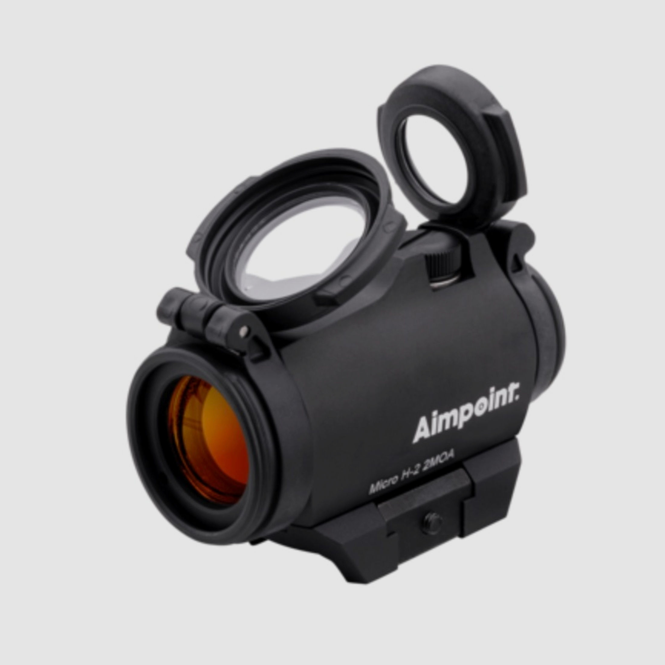 Aimpoint 200185 Micro H-2 Black Red Dot 2 MOA inklusive Weavermontage