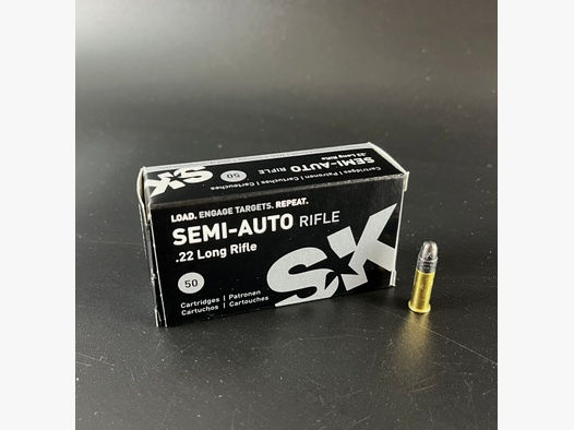 SK Semi Auto .22 Long Rifle 2,59g 40gr 50 Stk.