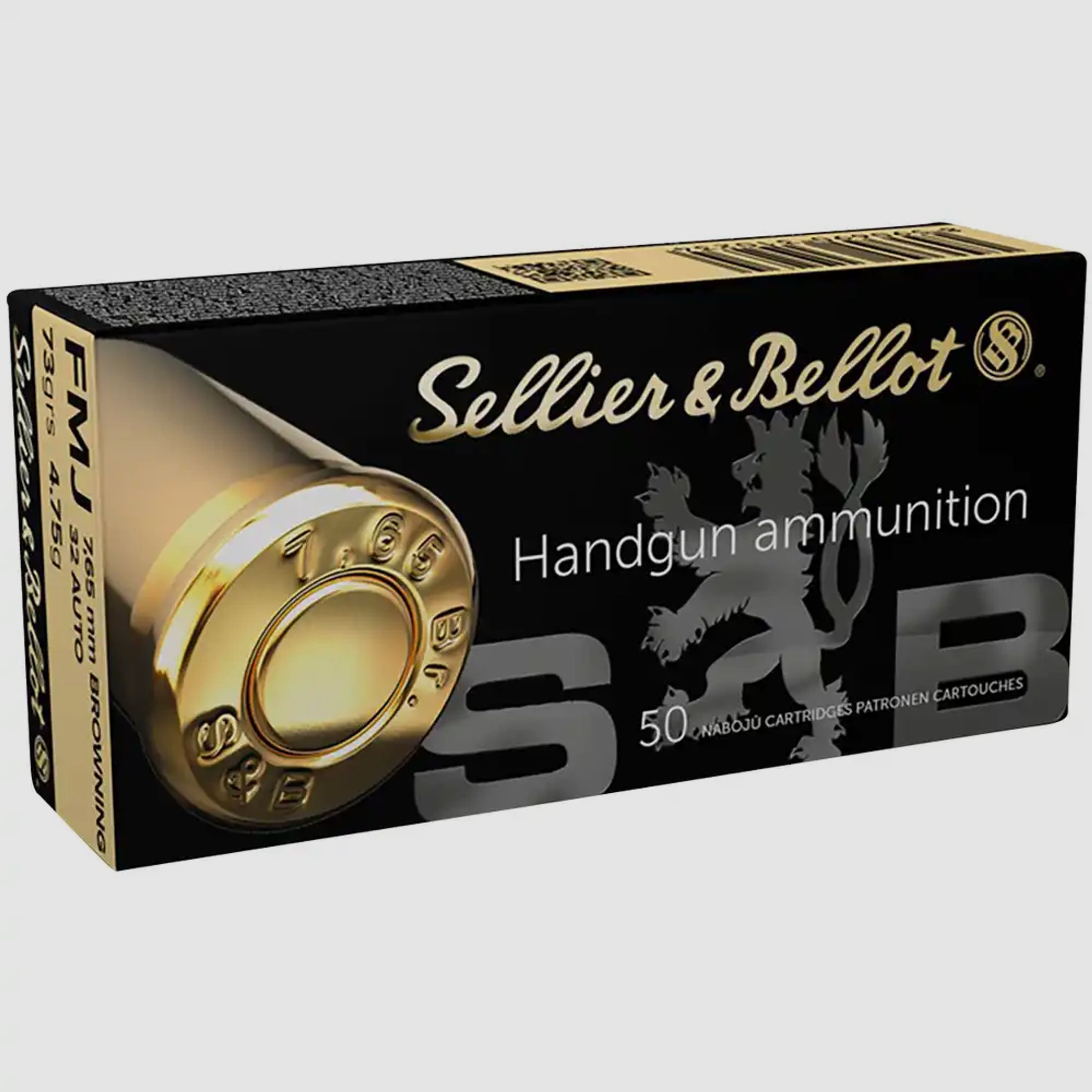 Sellier & Bellot 65174 7,65 Browning Vollmantel 4,75g 73grs.