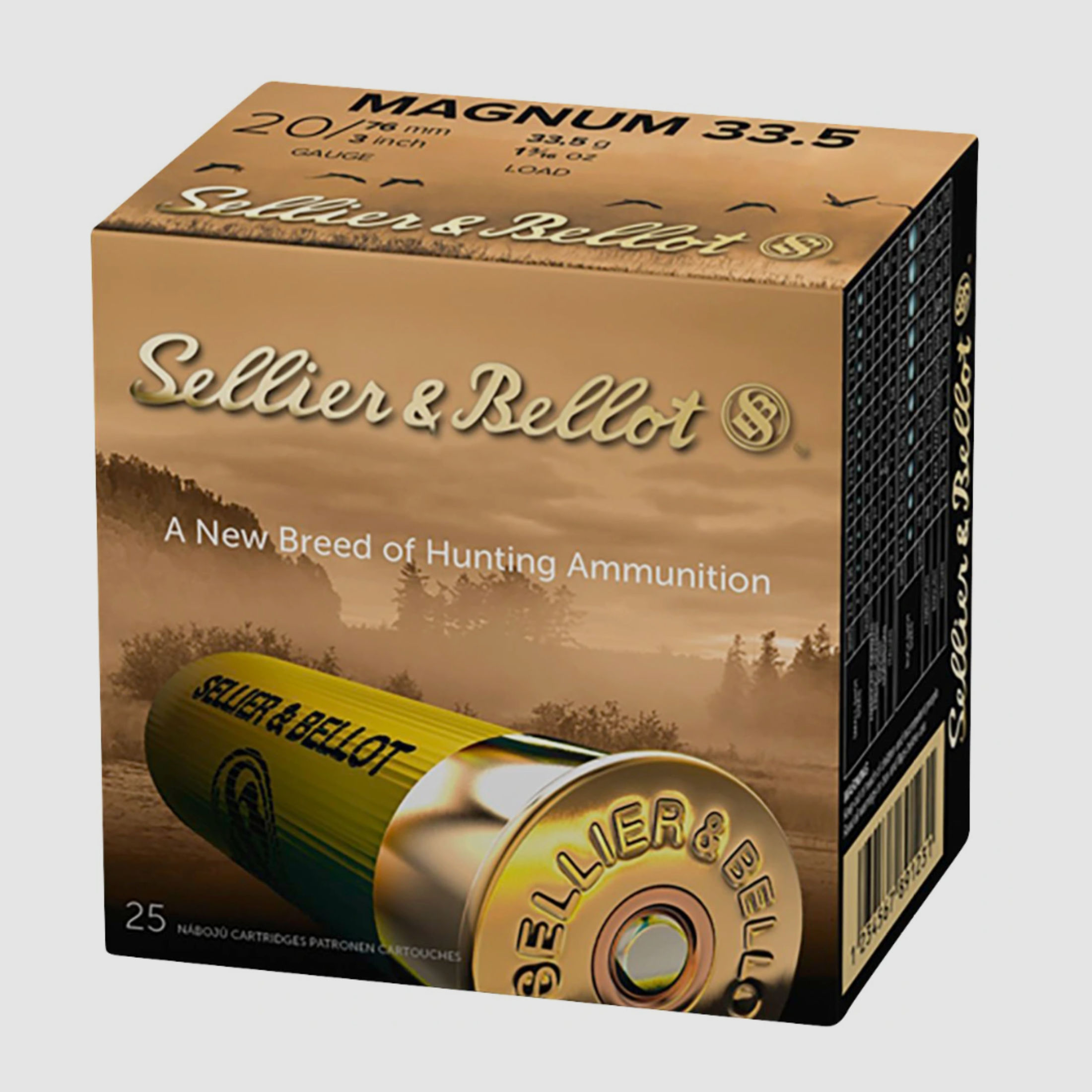 Sellier & Bellot 105245 20/76 SB Magnum 2,75 mm 33,5g