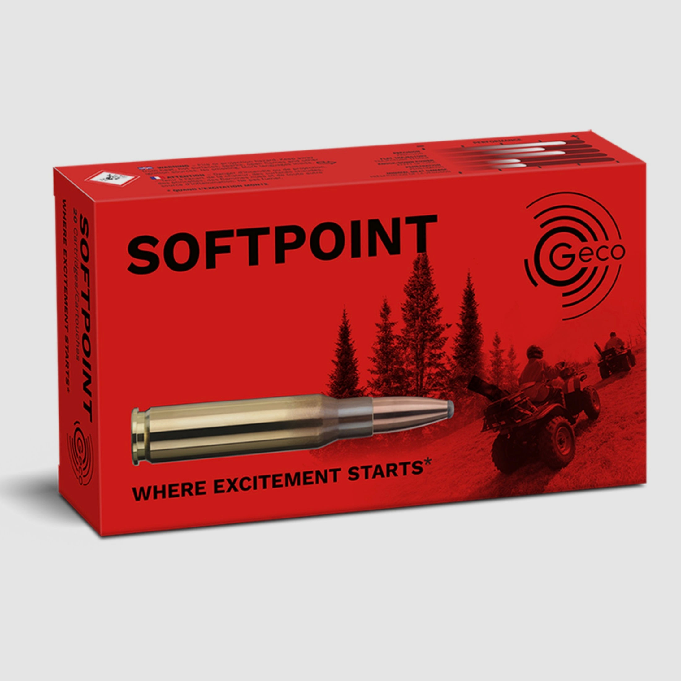 Geco Softpoint .308 Win. Teilmantel 11,0g 170grs. Langwaffenmunition 20 Stk.