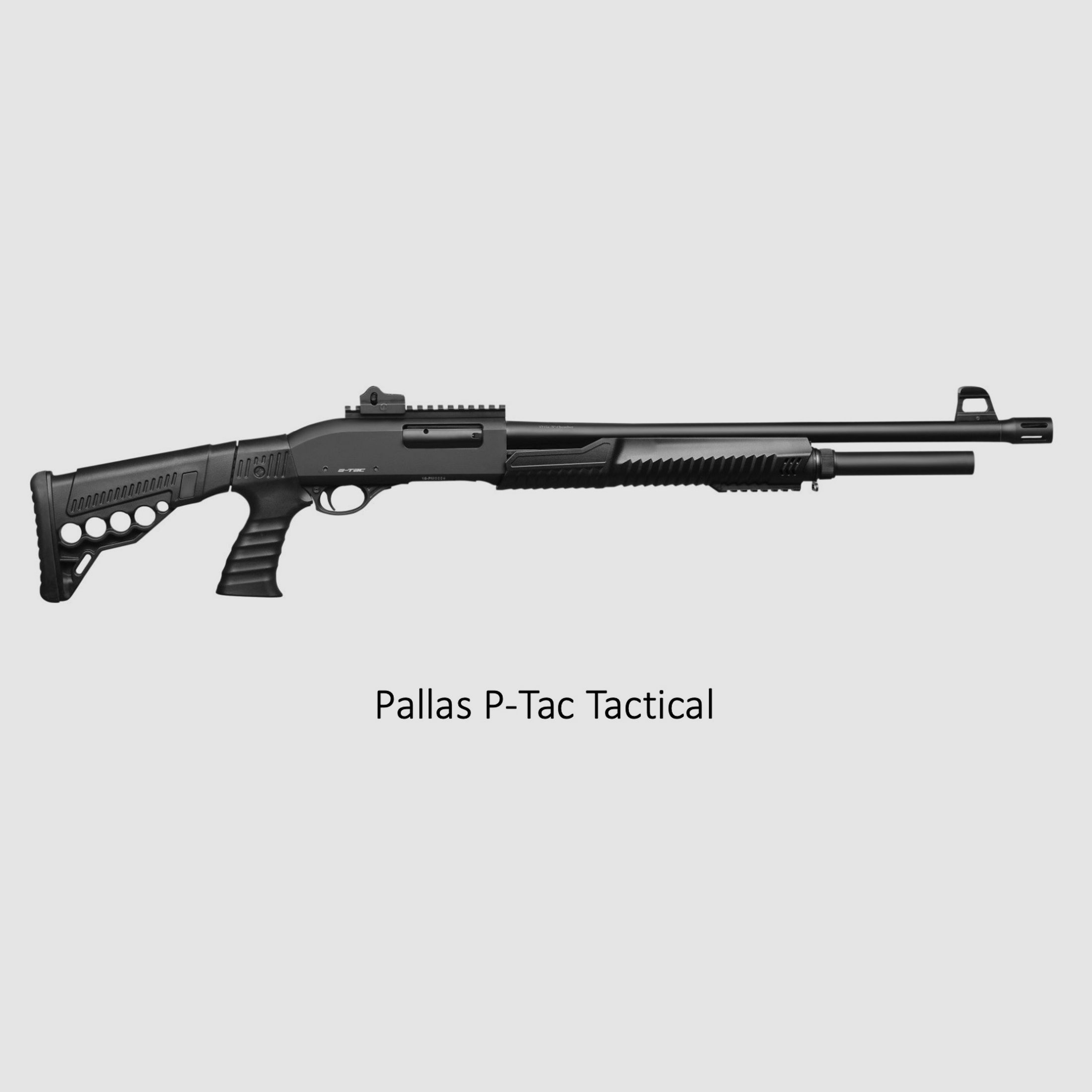 Pallas P-Tac Tactical Kal. 12/76 20" 2+1 / 7+1 Vorderschaftrepetierflinte