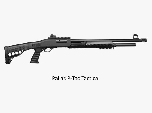 Pallas P-Tac Tactical Kal. 12/76 20" 2+1 / 7+1 Vorderschaftrepetierflinte