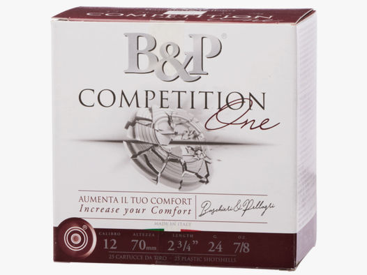 Baschieri & Pellagra B&P 12/70 Competition ONE 2,4mm 24g Trap Munition