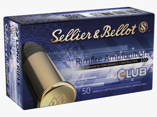 Sellier & Bellot .22 lfb. CLUB Standard Velocity 2,6g 40grs.
