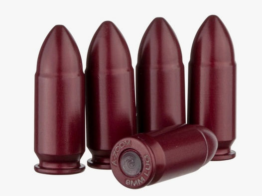 A-Zoom 131067 Pufferpatrone für Faustfeuerwaffen 9 mm Luger