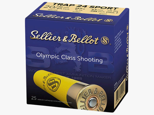 Sellier & Bellot 100423 20/70 Plastik Sport Trap 2,4mm 24 g