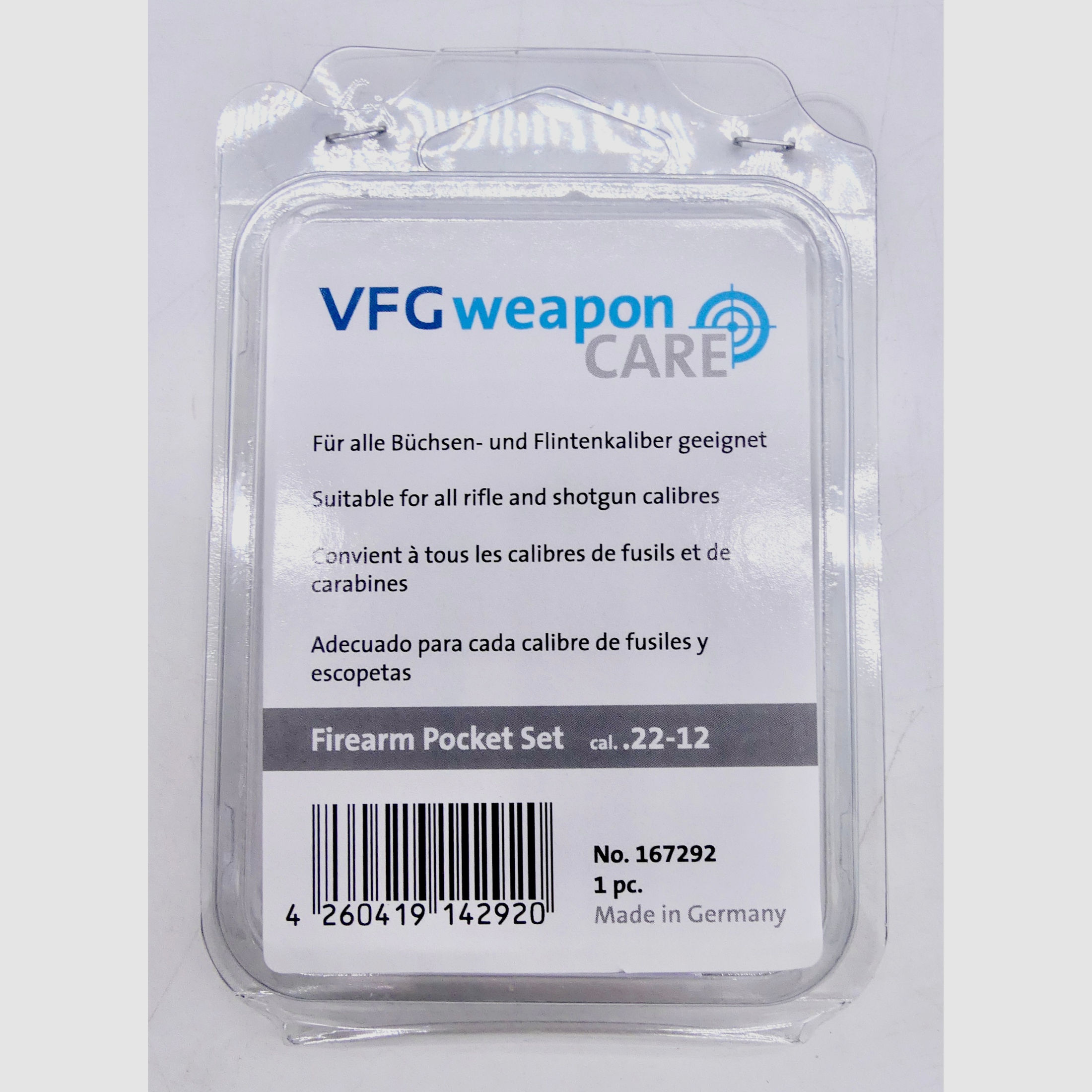VFG 533 cal. 22-12 Waffenpflege Firearm Pocket Set inkl. Metalldose 1 Stück