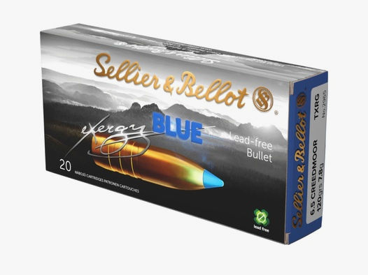 Sellier & Bellot 2003918 6,5 Creedmoor TXRG blue 7,8g 120grs. 20 Stk bleifrei