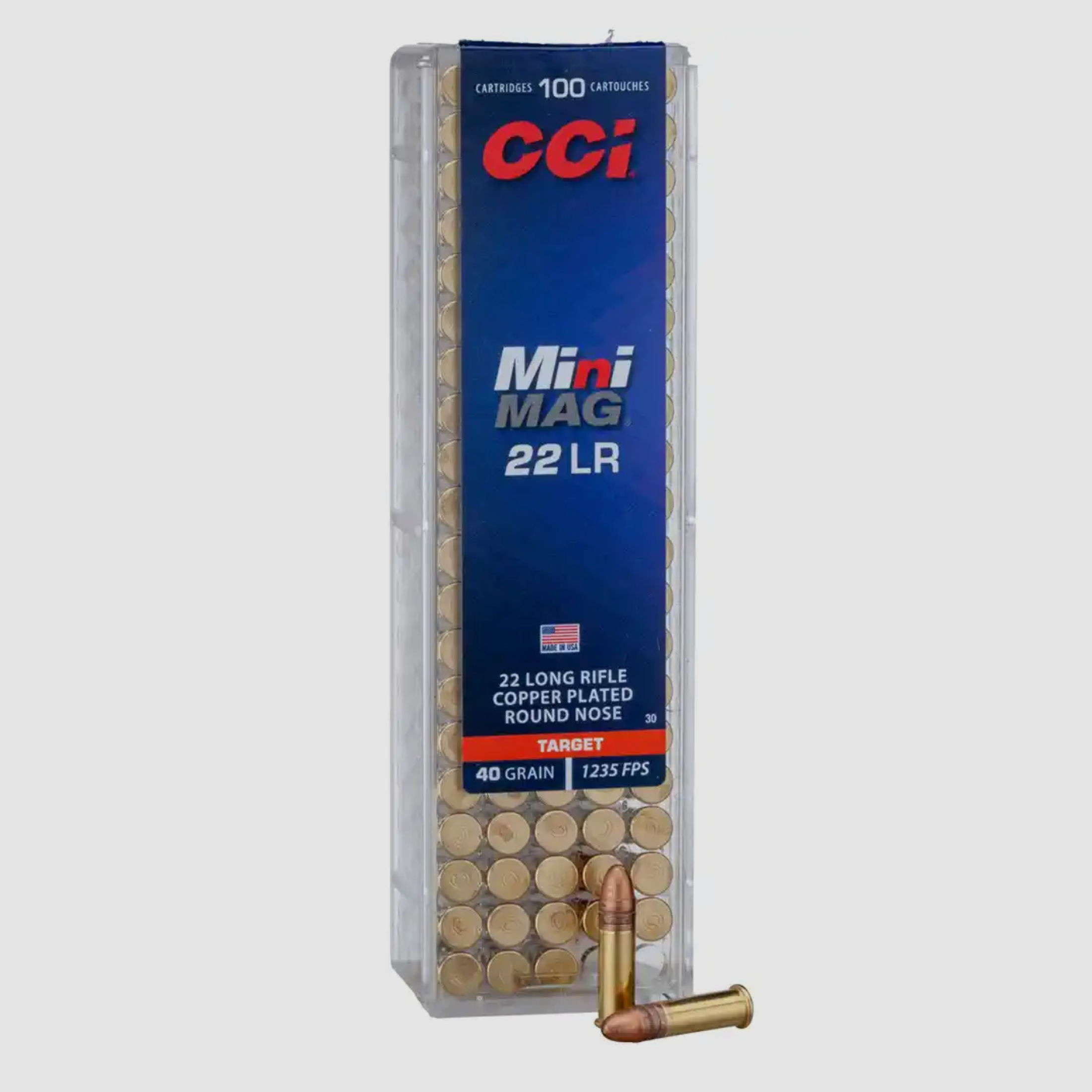CCI 66196 .22 lfb Mini Magnum 2,6g / 40grs. HV 100 Stück CP