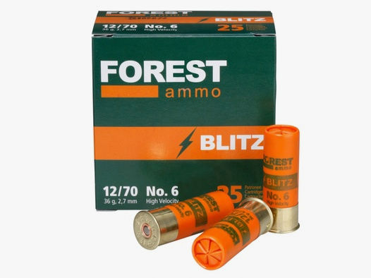 Forest Ammo 167047 12/70 Blitz HV 2,7mm 36g