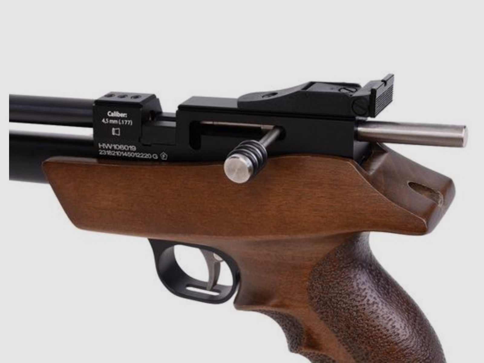 Diana 1910000 Bandit Pressluftpistole 4,5mm 9 Schuss Holz Matchgriff