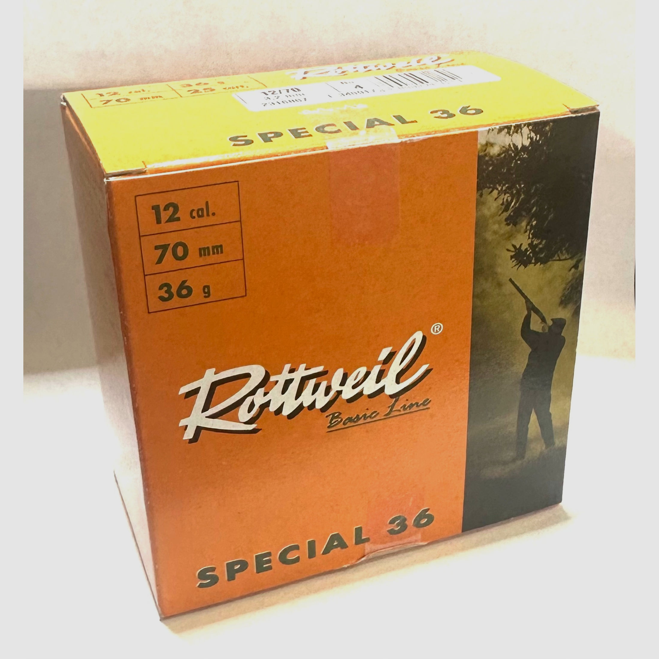 Rottweil 2316867 ROTTWEIL Special 36 3,2mm 12/70 36g 25 Stück Flintenpatronen