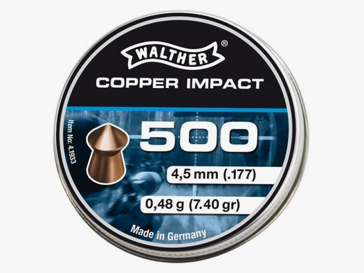 Walther Copper Impact cal. 4,5 mm, 500 Stück