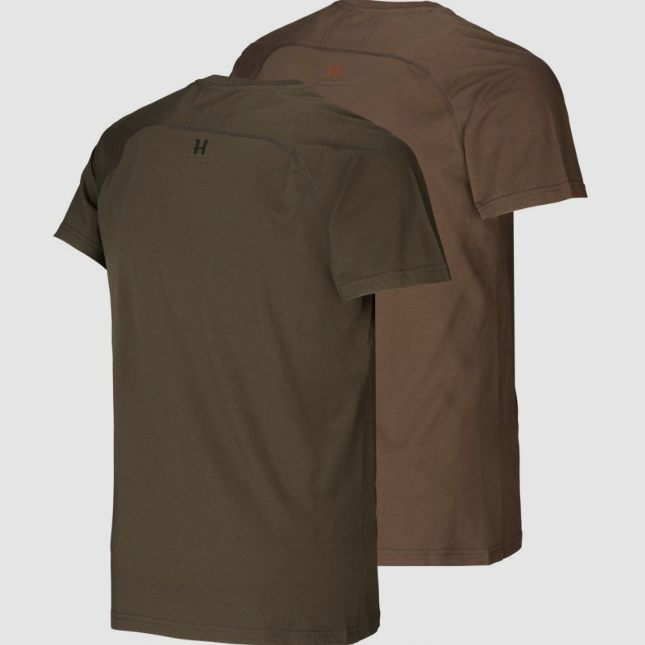 Härkila Logo T-Shirt 2er-pack Willow green/Slate brown